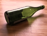 liegen - horizontal (Flasche)