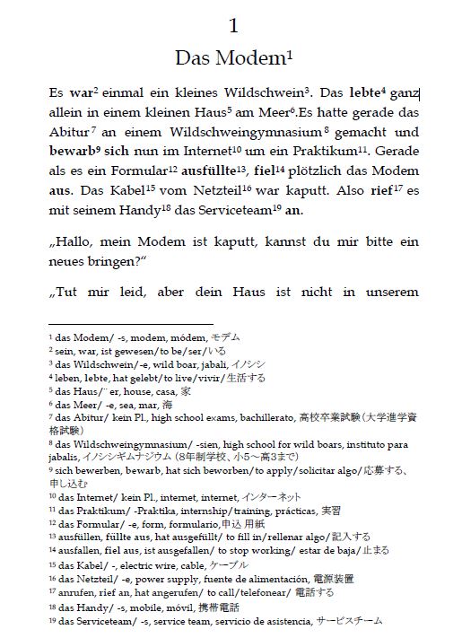 Leseprobe: das - deutsche neutrale Nomen *Die Geschichte hat nur neutrale Nomen (Seite 3)