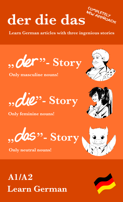 Declension German Orange - All cases of the noun, plural, article